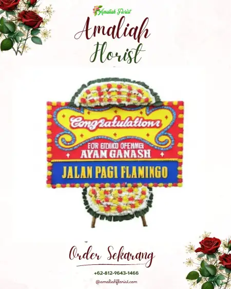 Sewa Papan Bunga Indralaya Indah